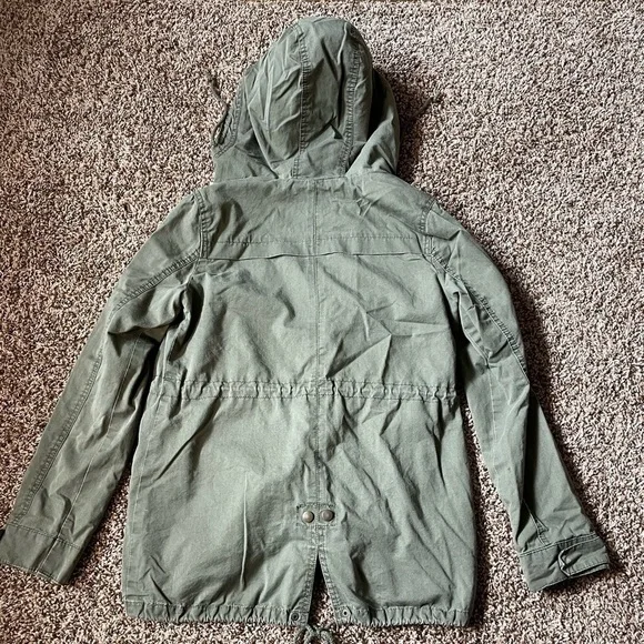 Ambiance medium army green utility jacket - Picture 3 of 12